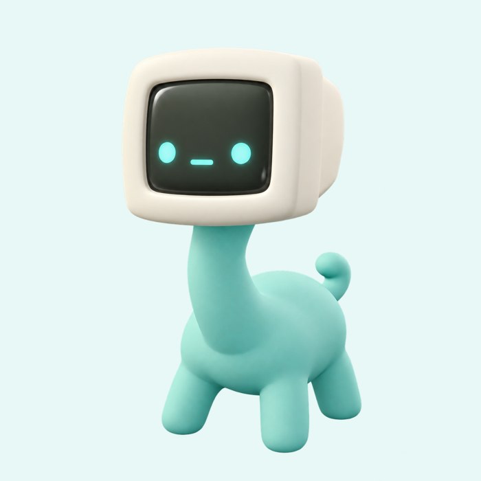 Rogaffe, the long-necked creature with a monitor head